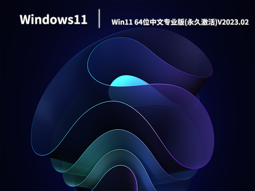 Win11 64位中文专业版(永久激活)V2023.02