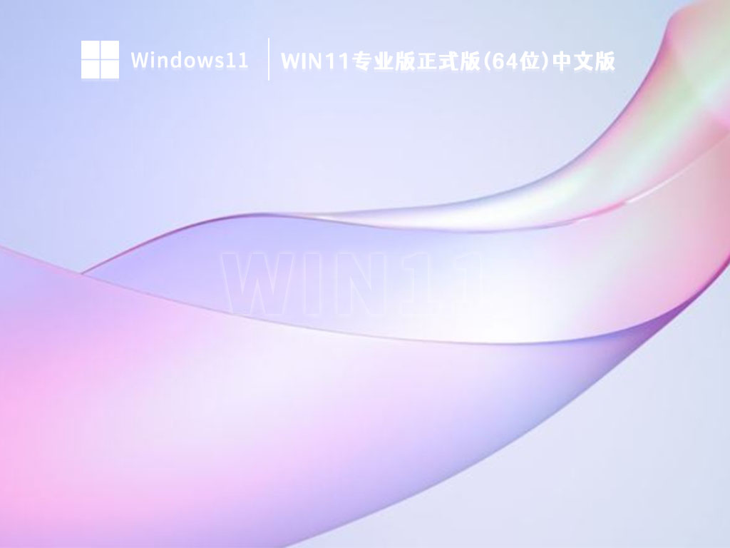 Win11专业版正式版(64位)中文版 