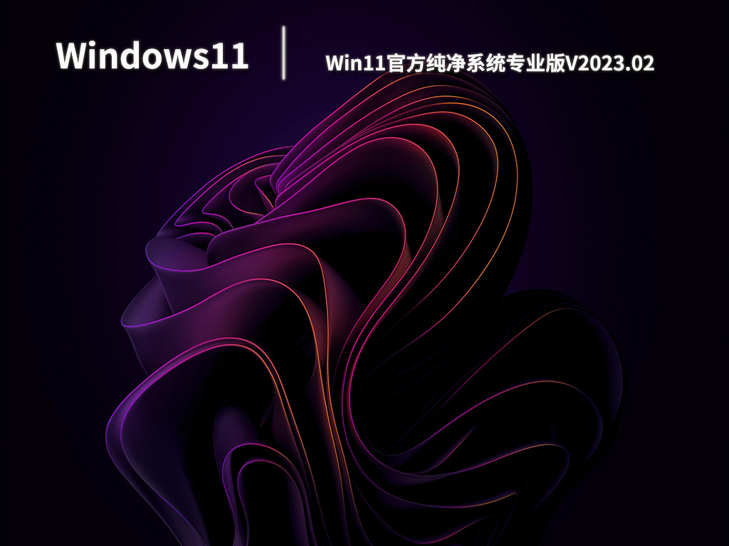 Win11官方纯净系统专业版V2023.02