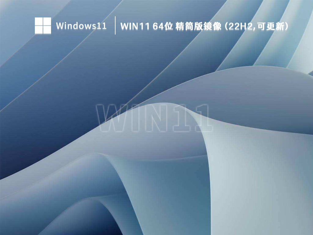 Win11 64位 精简版镜像 (22H2,可更新) 