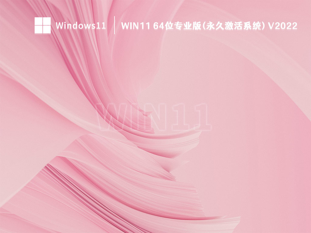 Win11 64位专业版(永久激活系统) 