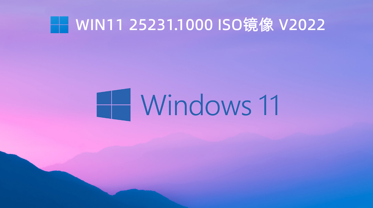 Win11 25231.1000 ISO镜像 V2022