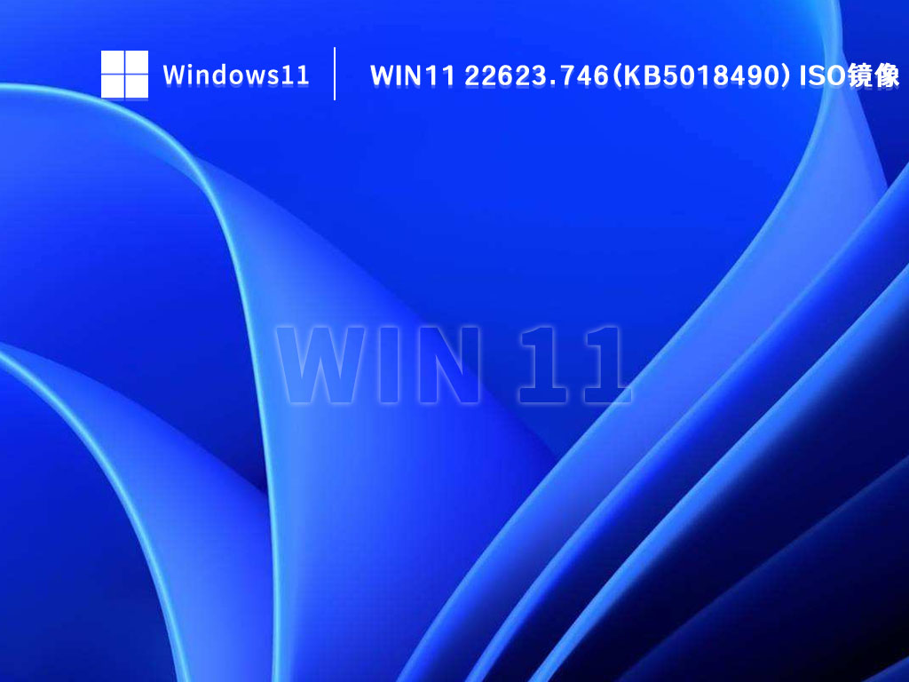 Win11 22623.746(KB5018490) iso镜像 V2022