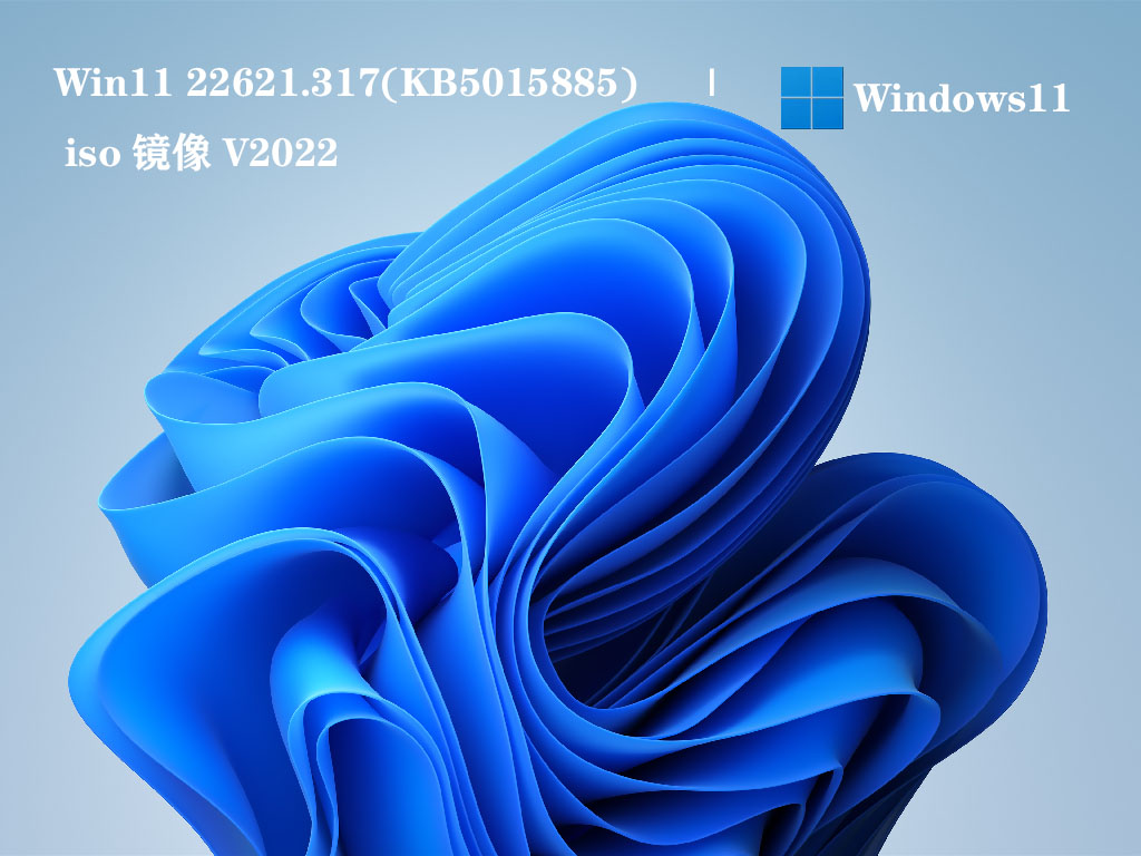 Win11 22621.317(KB5015885) iso镜像 