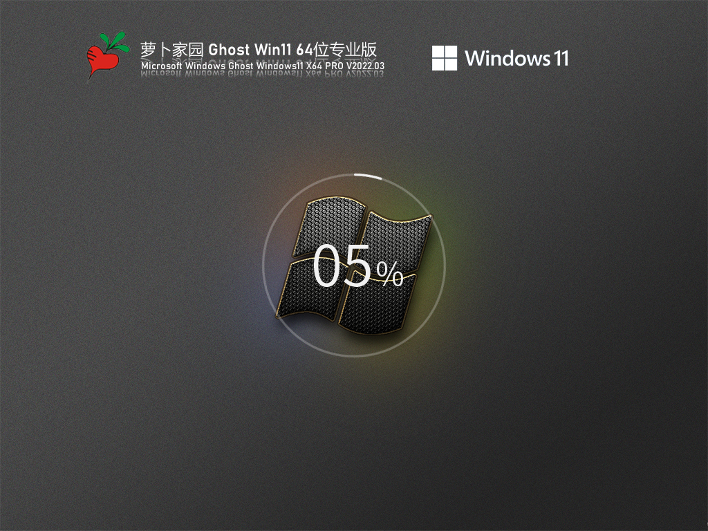 萝卜家园 Ghost Win11 64位 专业版 V2022.03