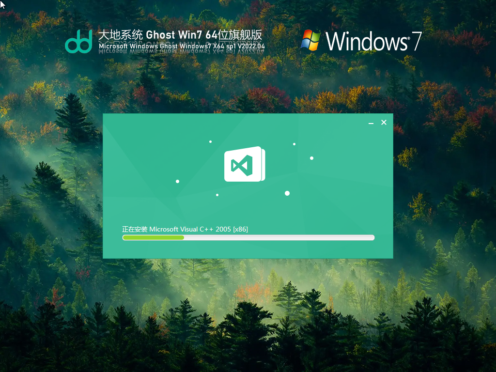 大地系统 Ghost Win7 官方旗舰版 .04