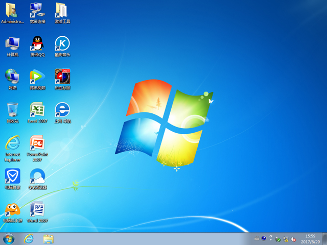 GHOST WIN7 SP1 X64 QQ套装版 V2017.07