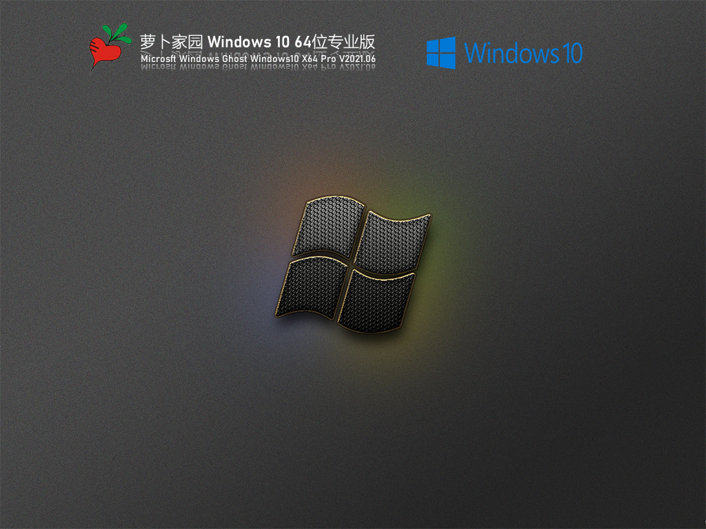 萝卜家园Win10 21H1 64位专业版 .06