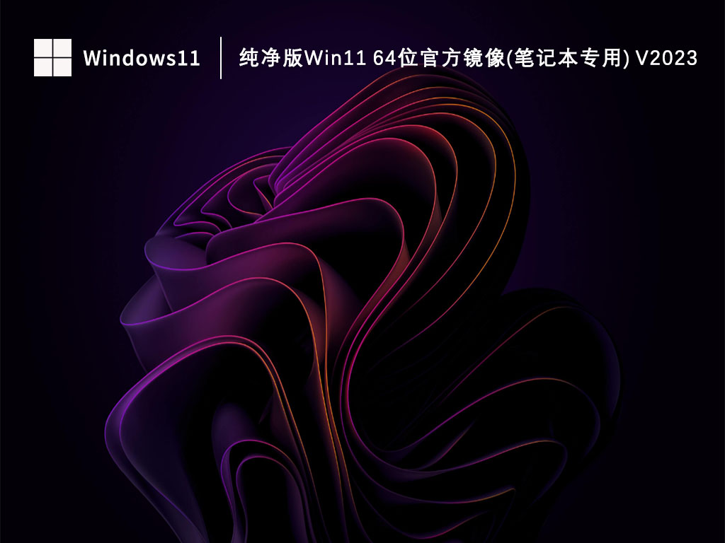 纯净版Win11 64位官方镜像(笔记本专用) 