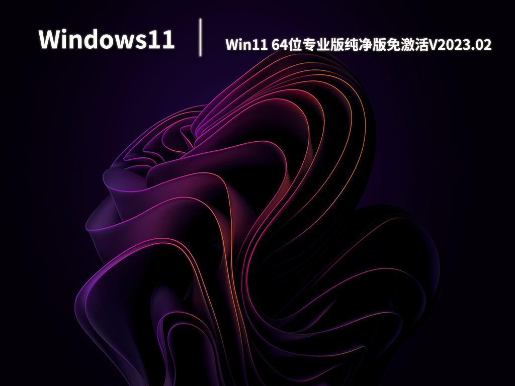 Win11 64位专业版纯净版免激活.02