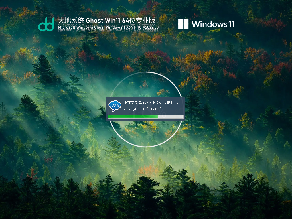 大地系统 Ghost Win11 64位 最新旗舰版 .03